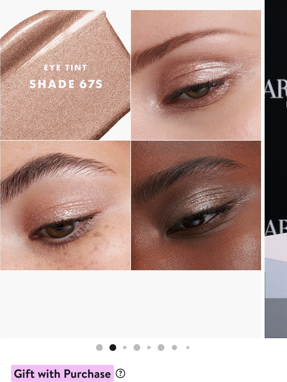 Giorgio Armani eye tint long lasting liquid eye shadow 67 S sparkle